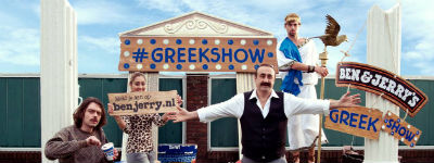 Ben & Jerry's schakelt Fitzroy in voor #GreekShow