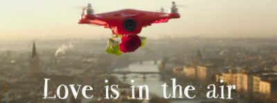 Kingsday en Bloemenbureau zetten drone in voor Valentijn