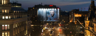 BlowUp Media en H&M tonen David Beckham op Leidseplein
