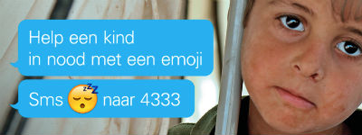 Energize zet emoji's in voor Syrië-campagne Unicef