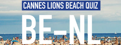 ADCN, Creative Belgium en Persgroep organiseren Beach Quiz in Cannes