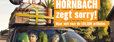 Heimat maakt Sorry-campagne voor Hornbach