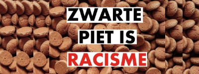 Georgina Verbaan en Nasrdin Dchar poseren voor campagne 'Zwarte Piet is racisme'