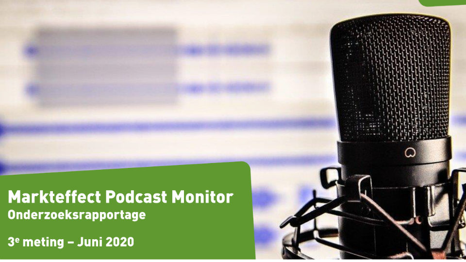 Markteffect Podcast Monitor: populariteit podcast onverminderd hoog