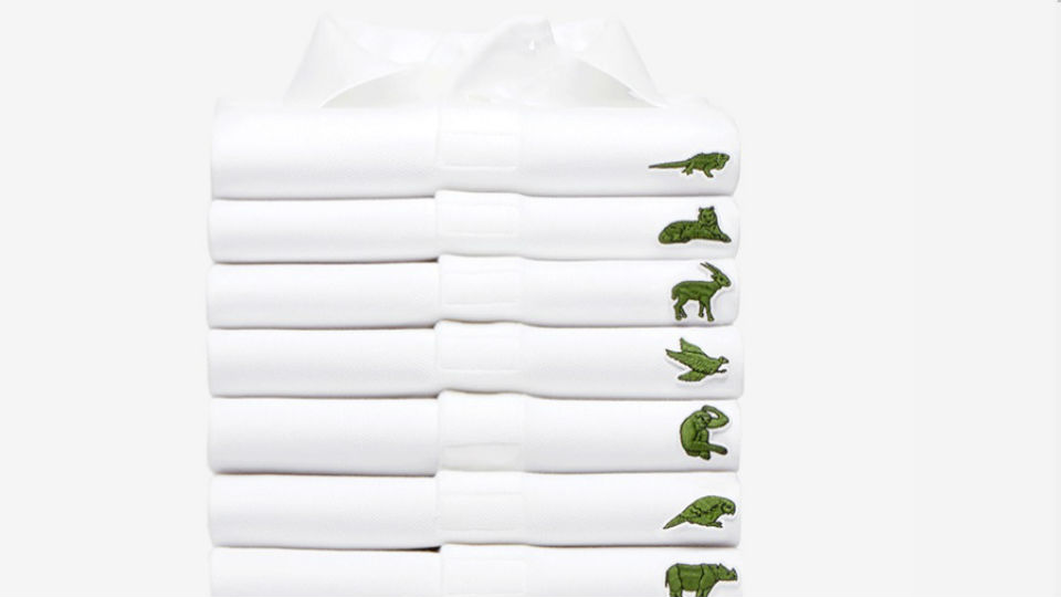 De krokodil van Lacoste geeft tijdelijk zijn plekje op