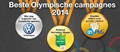 Holland Heineken House (goud), VW (zilver), AH en Procter (brons) maken beste Sotsji-acties