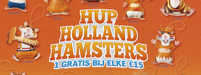 AH zet 'Oranje Hamsters'  in tijdens WK-voetbal 2014