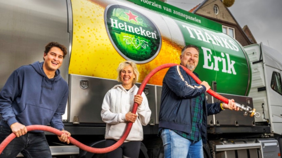 Heineken bedankt horecaondernemers met Thankswagen