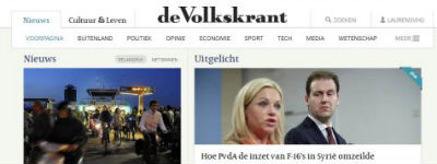 Volkskrant lanceert donderdag nieuwe website