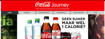 Storytelling staat centraal in nieuwe website Coca-Cola 