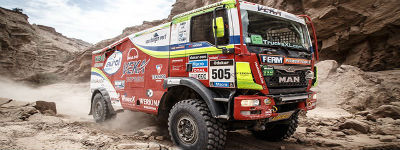 MAN team trots op Dakar Rally 2014