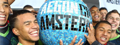 Voetbaltalent via Men United naar Aegon Copa Amsterdam