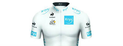 Opticien sponsor van witte trui in Tour de France