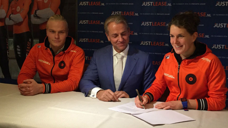 Justlease.nl hoofdsponsor van Ireen Wüst (Team4Gold)