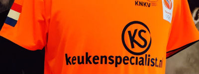 Keukenspecialist.nl shirtsponsor van nationaal korfbalteam
