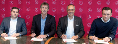 Ajax en Mercedes breiden partnership fors uit
