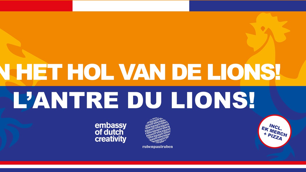 EK wedstrijd Nederland - Frankrijk in Embassy (Cannes) 