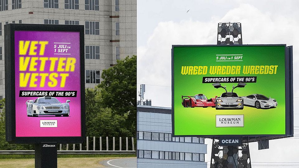 Dikke campagne voor vette supercars in het Louwman Museum