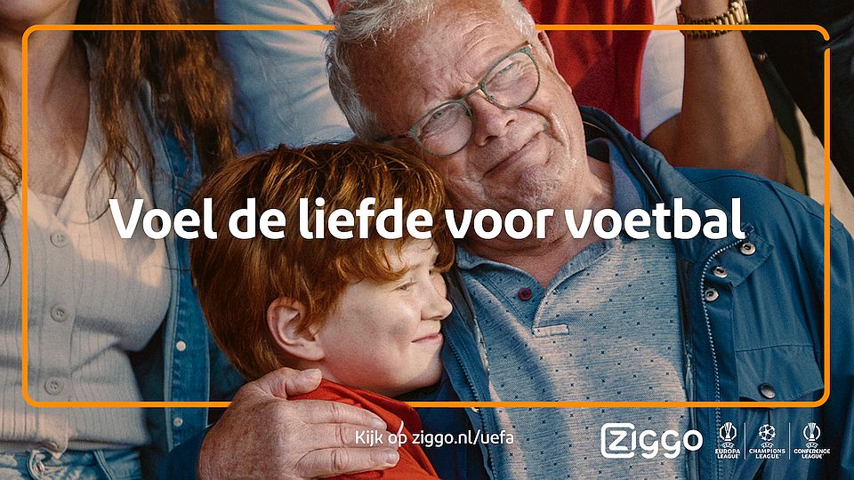 Ziggo brengt Europees voetbal onder de aandacht met brede campagne