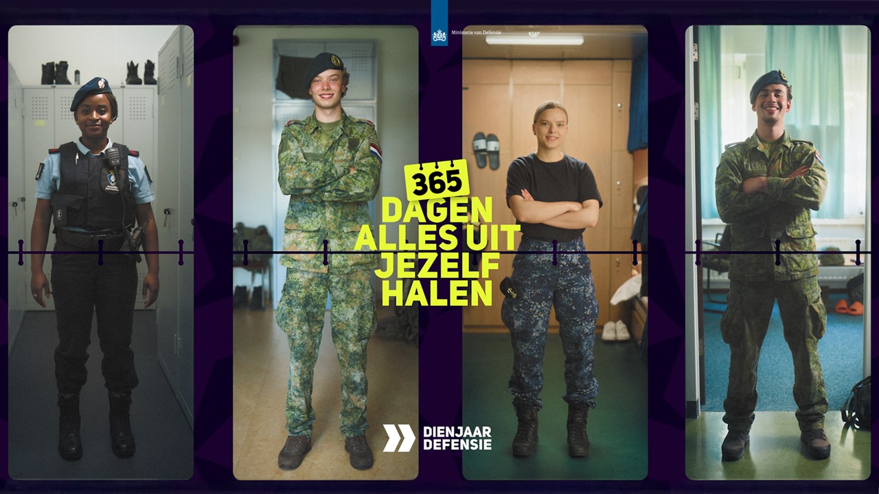 Defensie lanceert nieuwe campagne 'Dienjaar'