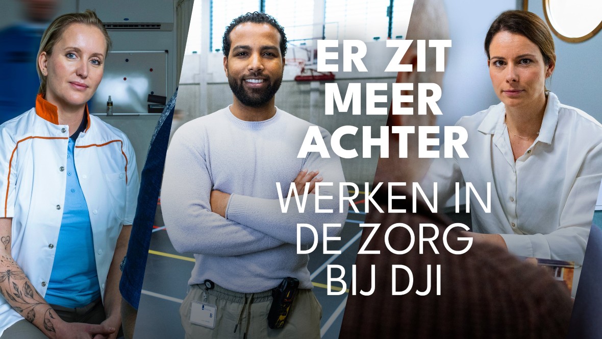 DJI breidt ‘Er zit meer achter’-concept uit met wervingscampagne zorgprofessionals