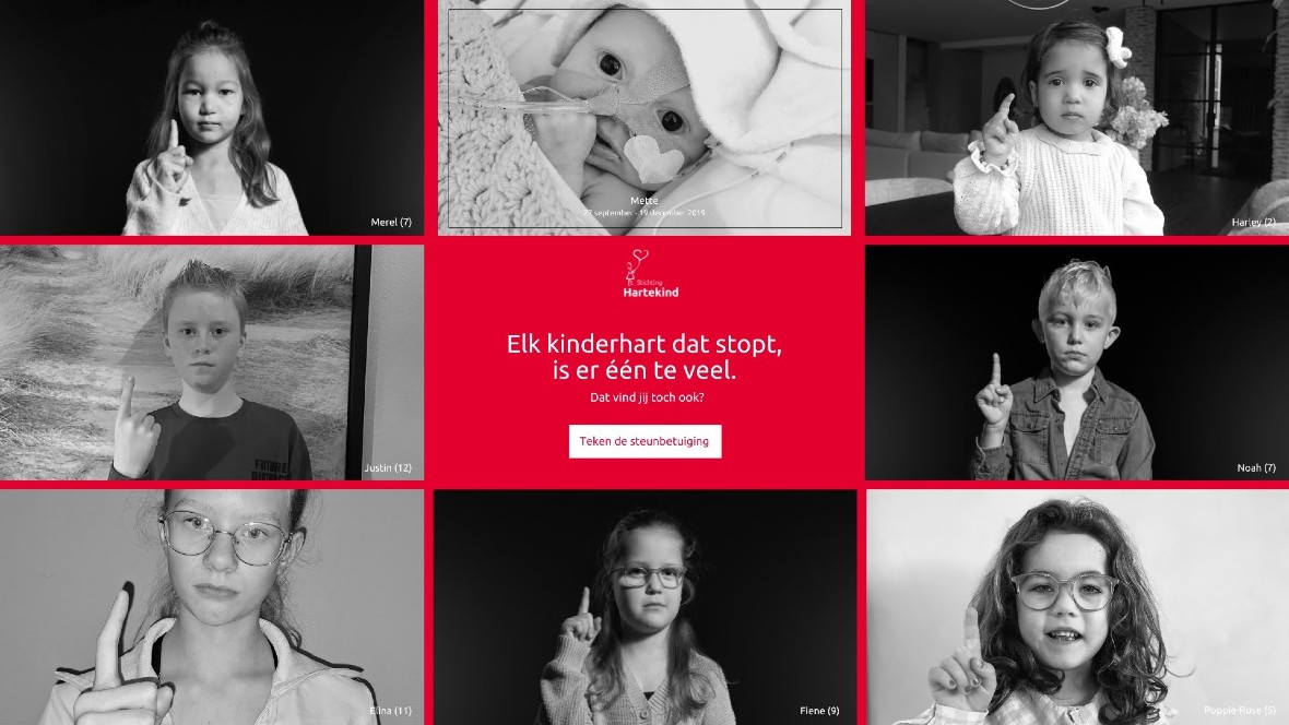 Campagne Stichting Hartekind: ‘Elk kinderhart dat stopt, is er één te veel’