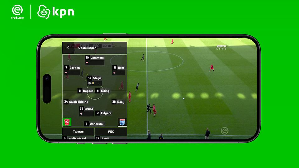 KPN tv-app uitgebreid om voetballiefhebbers te trekken