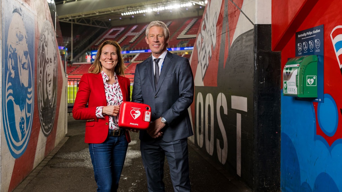 Philips en PSV maken Philips Stadion 'hartveiliger'