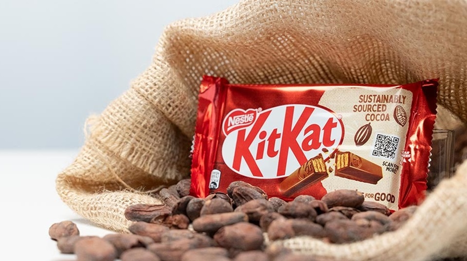 Nestlé lanceert KitKat met volledig traceerbare cacao