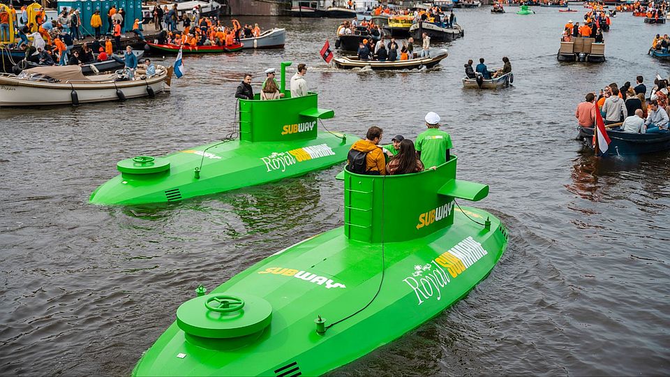 Subways Royal Submarines duiken weer op tijdens Koningsdag