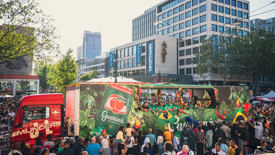 Guaraná Antarctica sponsort 40ste Rotterdam Unlimited Zomercarnaval