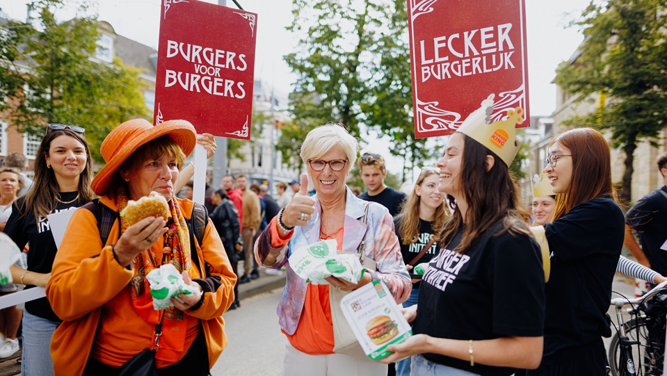 Vegetarische Slager scoort op Prinsjesdag met Burgerinitiatief