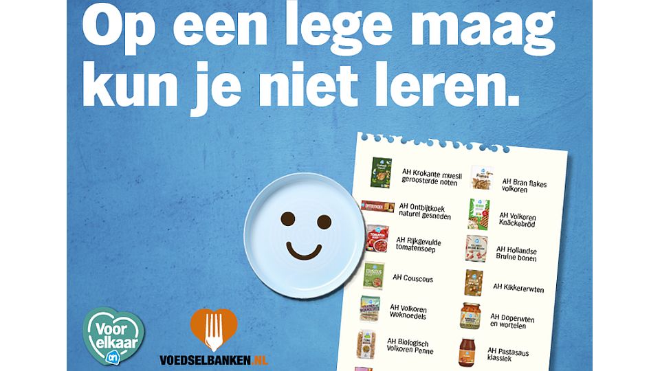 Voedselbanken en Albert Heijn samen tegen voedselarmoede