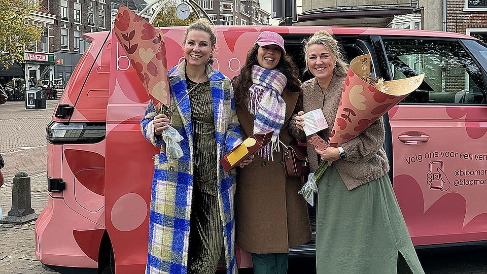 Fleurige guerrilla-campagne vanwege jubileum Bloomon