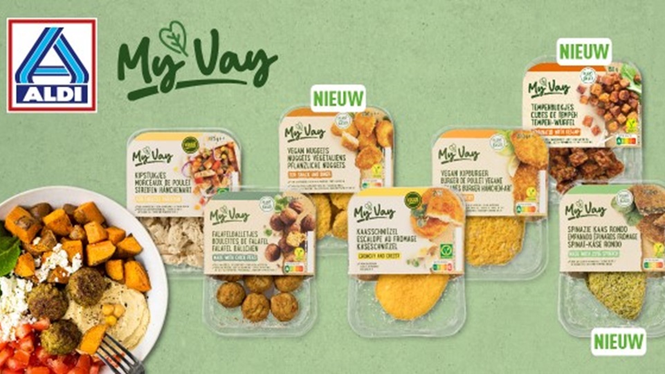 Aldi introduceert nieuwe vleesvervangers onder huismerk 'My Vay'