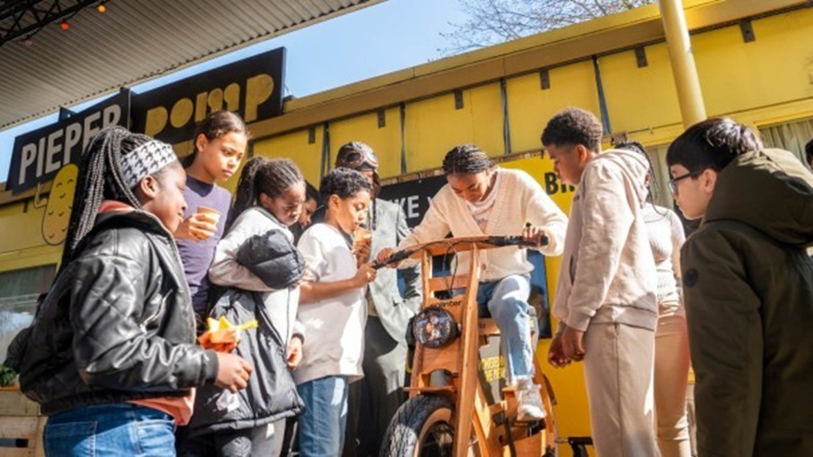 Fatbike versus Pieper Bike: aardappelen als energiebron