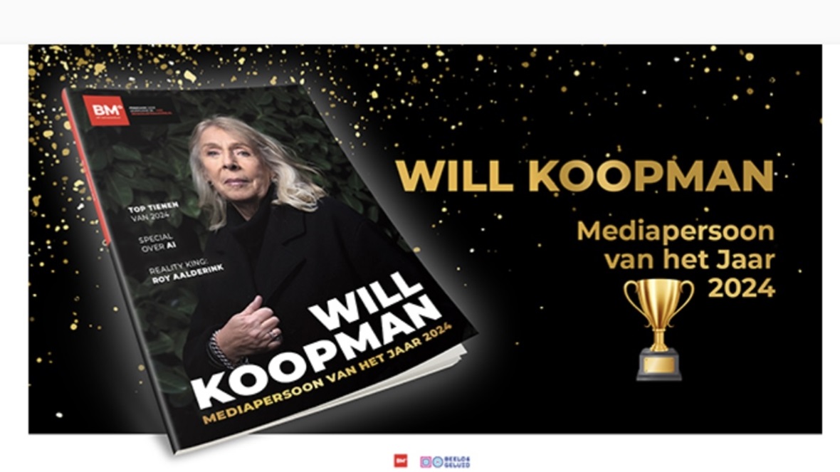 Koopman is BM's Mediapersoon van het Jaar