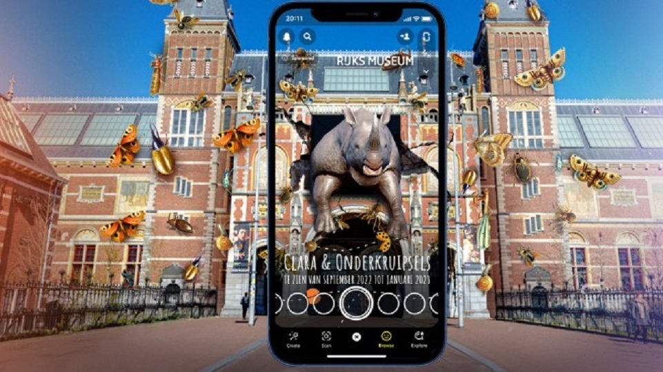 Kunst knalt het Rijksmuseum uit met speciale Snapchat Lens