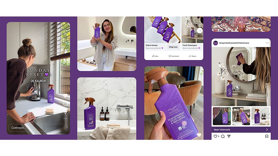 Bruynzeel gebruikt influencers voor campagne cosmetic homecare