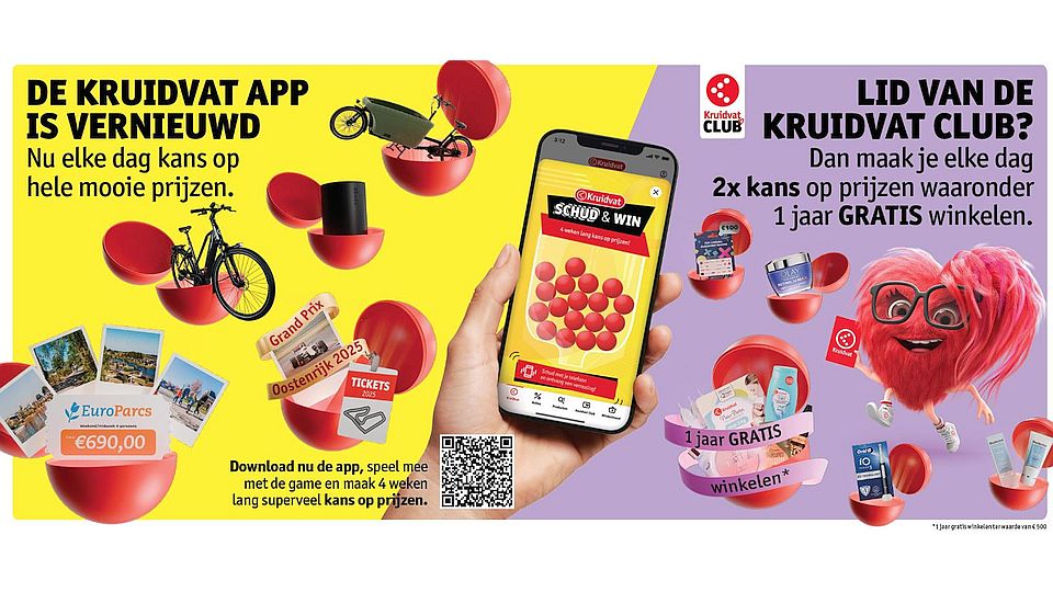 Vernieuwde Kruidvat app zet in op gamification