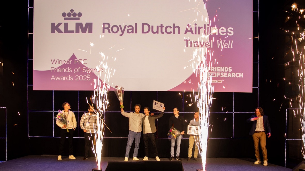 Vluchtelingenwerk Nederland en KLM winnen Friends of Search Awards 2025