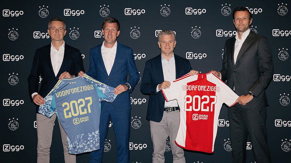 Ajax en VodafoneZiggo verlengen samenwerking met minstens twee seizoenen
