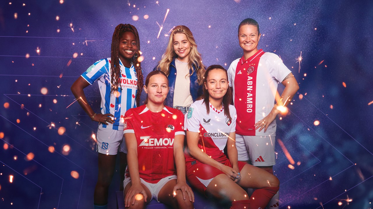 KNVB en Azerion Vrouwen Eredivisie lanceren campagne